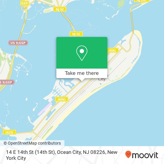 14 E 14th St (14th St), Ocean City, NJ 08226 map