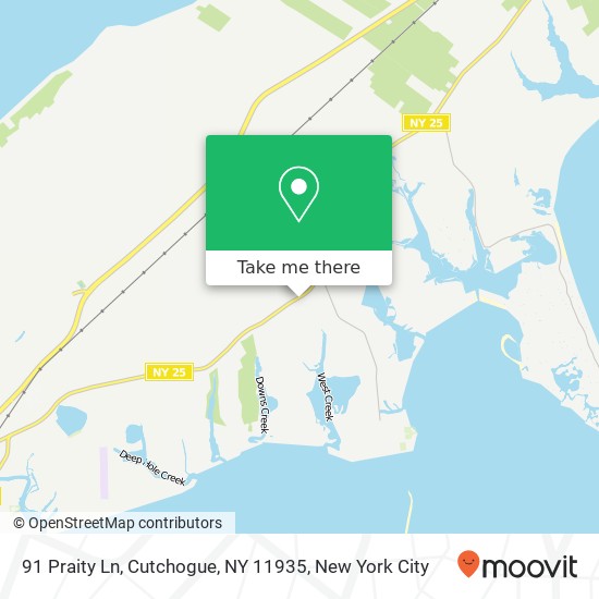 Mapa de 91 Praity Ln, Cutchogue, NY 11935