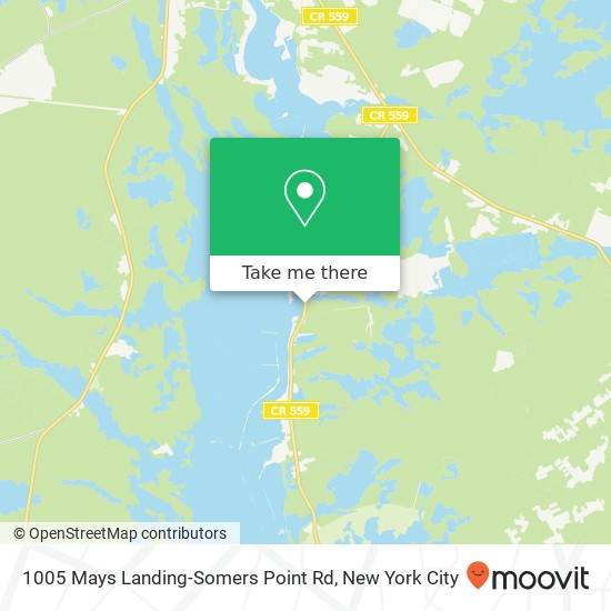 1005 Mays Landing-Somers Point Rd, Egg Harbor Twp, NJ 08234 map