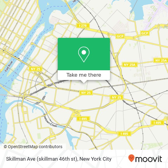 Skillman Ave (skillman 46th st), Sunnyside, NY 11104 map