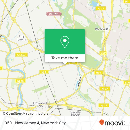 Mapa de 3501 New Jersey 4