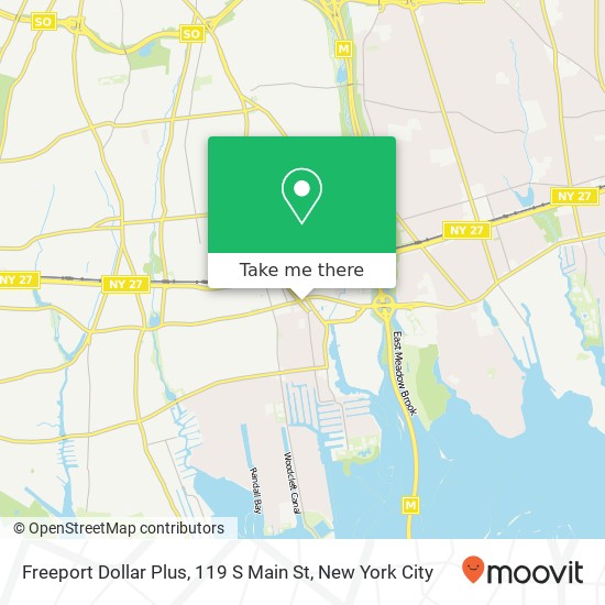 Mapa de Freeport Dollar Plus, 119 S Main St