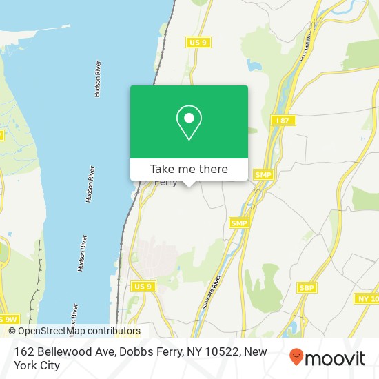 162 Bellewood Ave, Dobbs Ferry, NY 10522 map