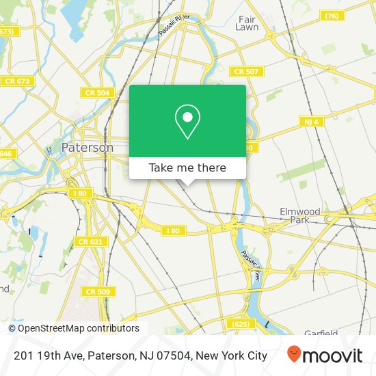 201 19th Ave, Paterson, NJ 07504 map