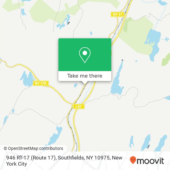 946 RT-17 (Route 17), Southfields, NY 10975 map