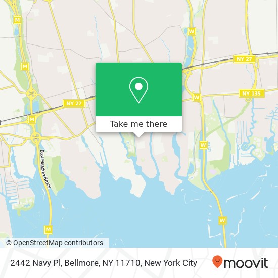 2442 Navy Pl, Bellmore, NY 11710 map