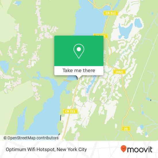 Optimum Wifi Hotspot, 15 Greenwood Lake Tpke map