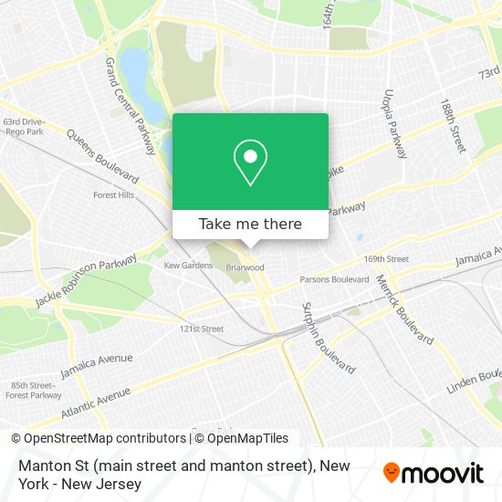 Manton St (main street and manton street) map
