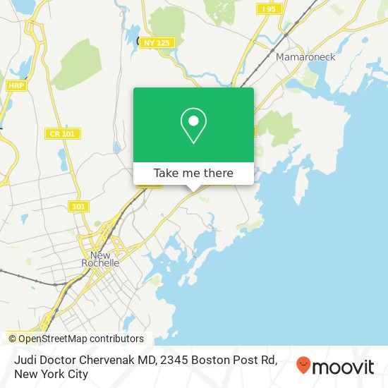 Judi Doctor Chervenak MD, 2345 Boston Post Rd map