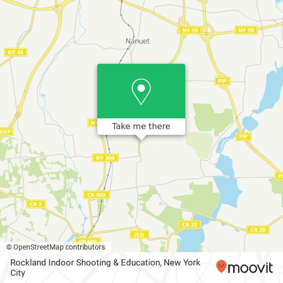 Mapa de Rockland Indoor Shooting & Education, 100 N Middletown Rd