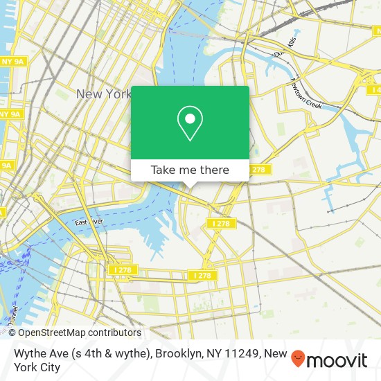 Wythe Ave (s 4th & wythe), Brooklyn, NY 11249 map