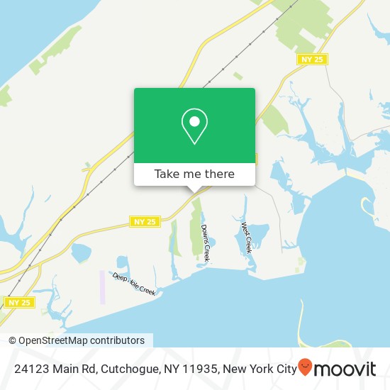 Mapa de 24123 Main Rd, Cutchogue, NY 11935