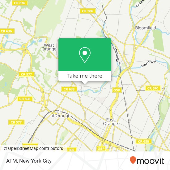 Mapa de ATM, 185 N Park St