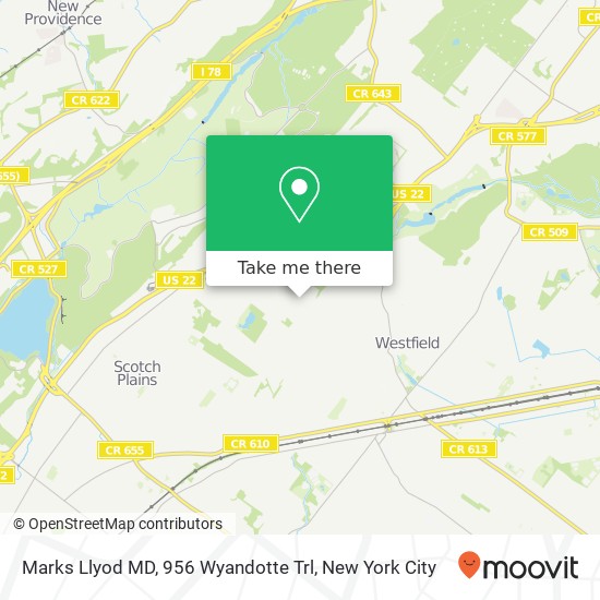 Marks Llyod MD, 956 Wyandotte Trl map