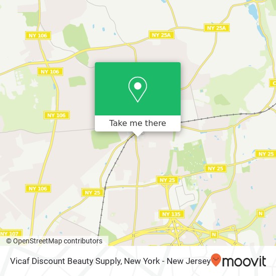 Mapa de Vicaf Discount Beauty Supply