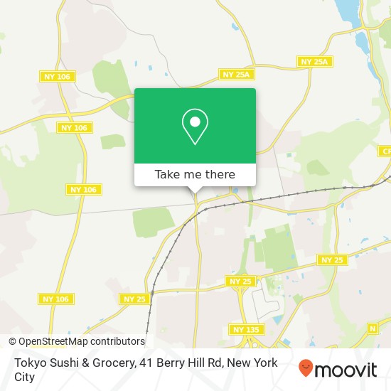 Mapa de Tokyo Sushi & Grocery, 41 Berry Hill Rd