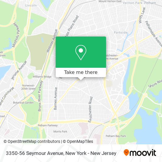 3350-56 Seymour Avenue map