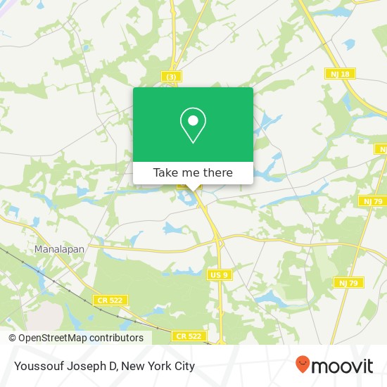 Youssouf Joseph D, 137 US Highway 9 map