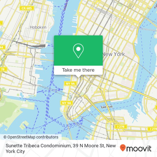 Sunette Tribeca Condominium, 39 N Moore St map