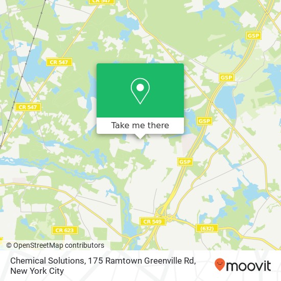 Chemical Solutions, 175 Ramtown Greenville Rd map