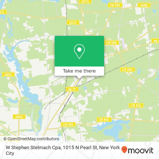 Mapa de W Stephen Stelmach Cpa, 1015 N Pearl St