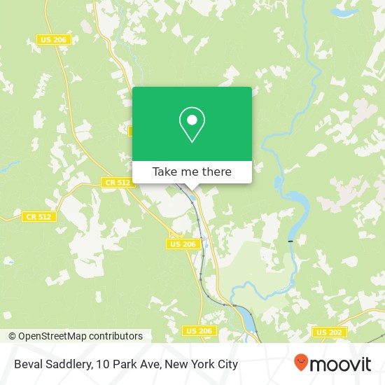 Mapa de Beval Saddlery, 10 Park Ave