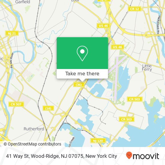 41 Way St, Wood-Ridge, NJ 07075 map