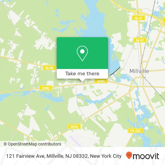 121 Fairview Ave, Millville, NJ 08332 map