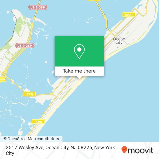 2517 Wesley Ave, Ocean City, NJ 08226 map