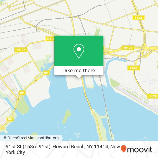 91st St (163rd 91st), Howard Beach, NY 11414 map