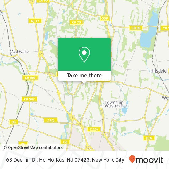 68 Deerhill Dr, Ho-Ho-Kus, NJ 07423 map