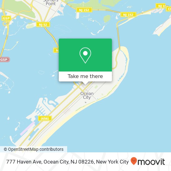 777 Haven Ave, Ocean City, NJ 08226 map