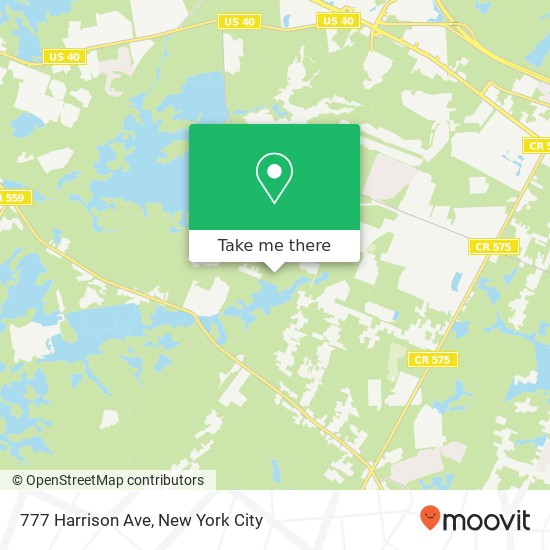 Mapa de 777 Harrison Ave, Mays Landing, NJ 08330