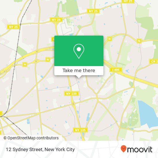 12 Sydney Street map