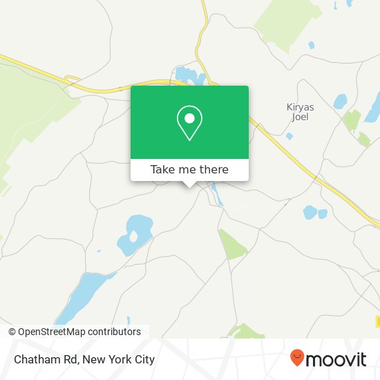 Mapa de Chatham Rd, Monroe (S BLOOMNG GRV), NY 10950