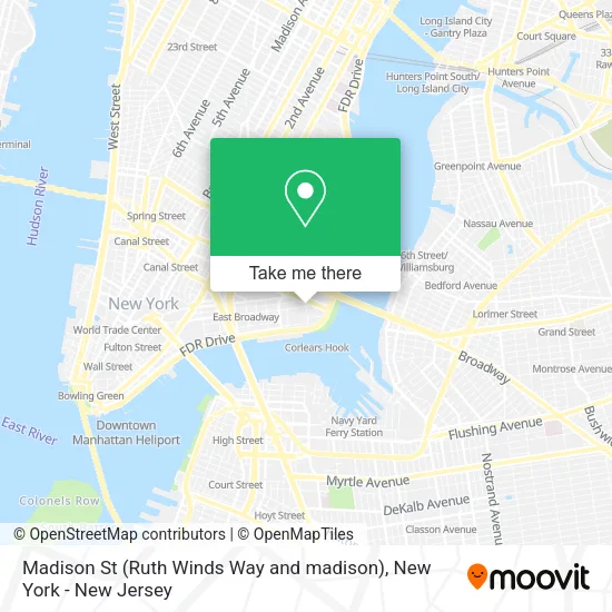 Mapa de Madison St (Ruth Winds Way and madison)
