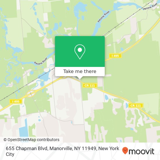 655 Chapman Blvd, Manorville, NY 11949 map