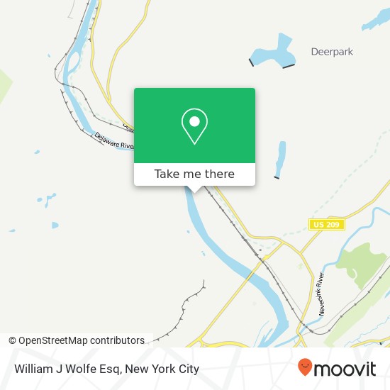 William J Wolfe Esq, 271 W Main St map