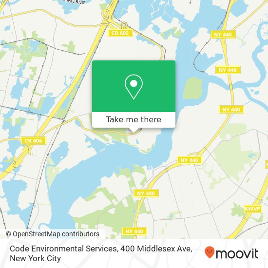 Code Environmental Services, 400 Middlesex Ave map