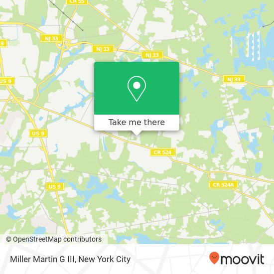 Mapa de Miller Martin G III, 8 Strathmore Ct