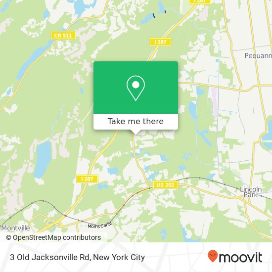 Mapa de 3 Old Jacksonville Rd, Towaco, NJ 07082