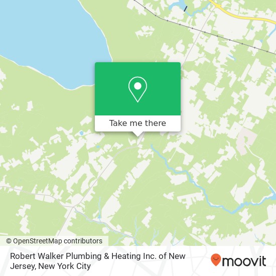 Mapa de Robert Walker Plumbing & Heating Inc. of New Jersey, 629 County Road 523