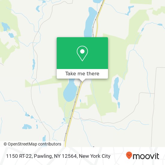 1150 RT-22, Pawling, NY 12564 map