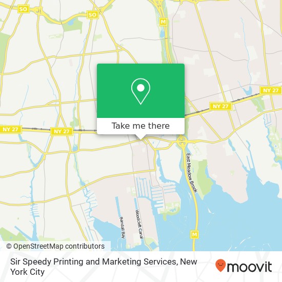 Mapa de Sir Speedy Printing and Marketing Services, 11 W Merrick Rd