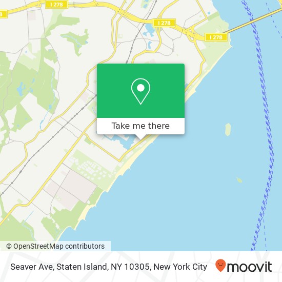 Seaver Ave, Staten Island, NY 10305 map