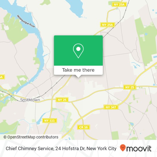 Chief Chimney Service, 24 Hofstra Dr map