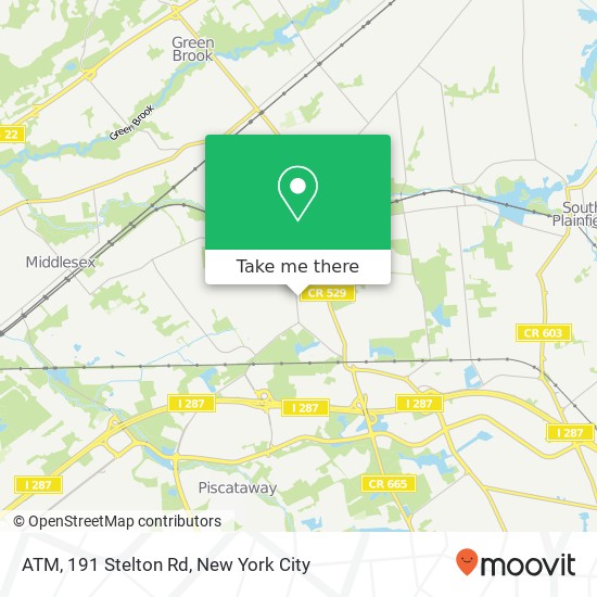 Mapa de ATM, 191 Stelton Rd