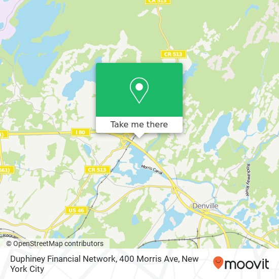 Mapa de Duphiney Financial Network, 400 Morris Ave