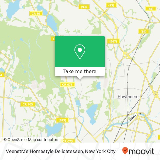 Mapa de Veenstra's Homestyle Delicatessen, 567 High Mountain Rd