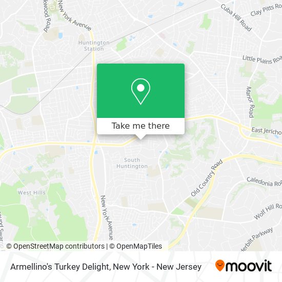 Armellino's Turkey Delight map